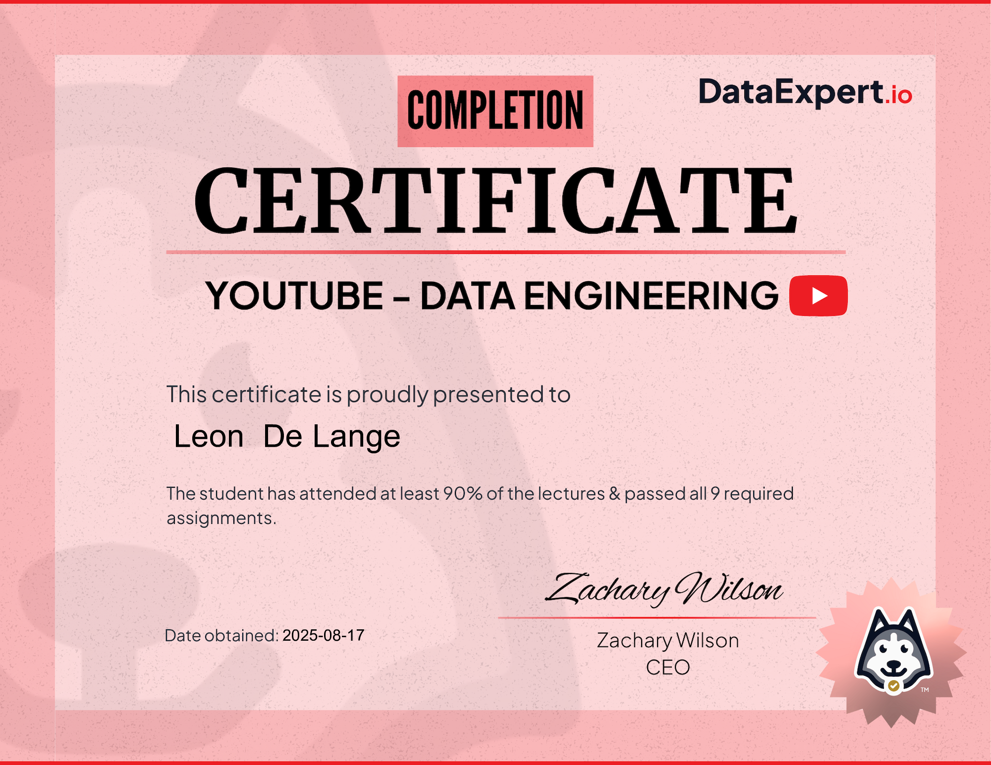 profile picture for: Leon  De Lange